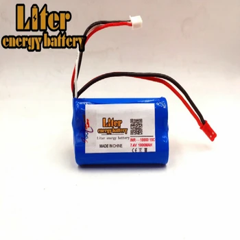 

7.4V / 8.4V 18650 li-lon Rechargeable battery pack 1800mAh 15C model aircraft batteries large current discharge