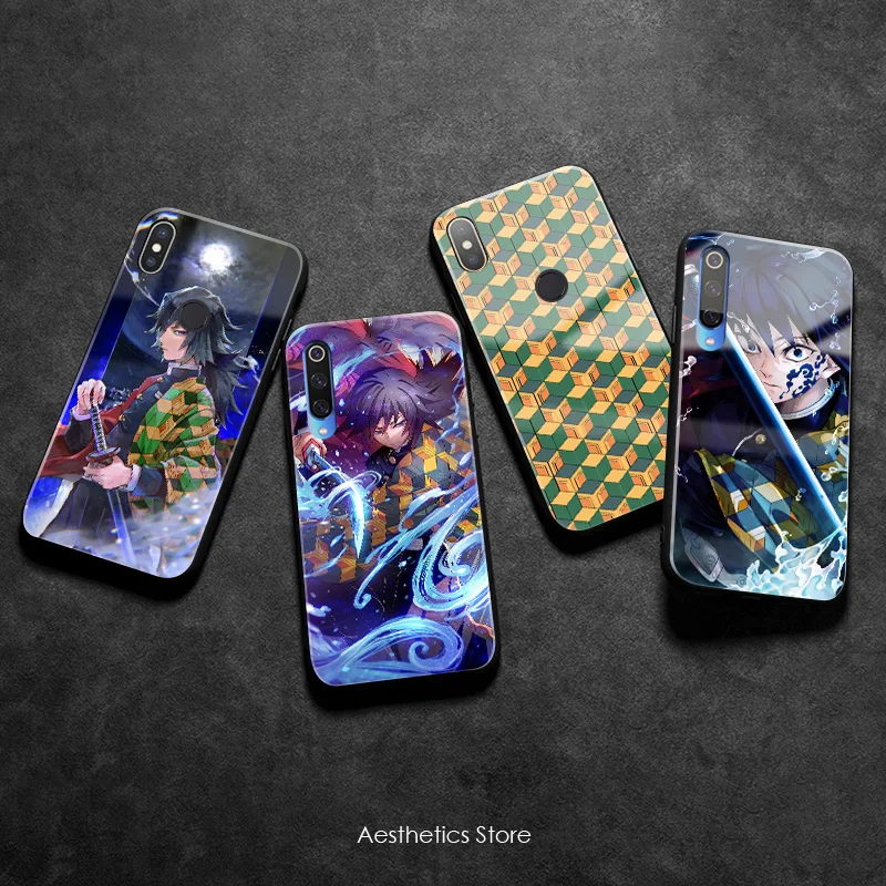 

Giyu Tomioka Kimetsu no Yaiba Soft Silicone Glass Phone Case Cover for Xiaomi Mi 8 9 SE Mix 2 2s 3 RedMi Note 5 6 7 8 Pro