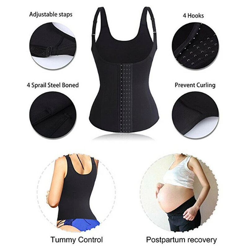 best body shaper Women's Corset Modeling Strap Waist Trainer Body Shaper Tummy Control Binders Slimming Underwear Belly Sheath Reductive Vest shapewear