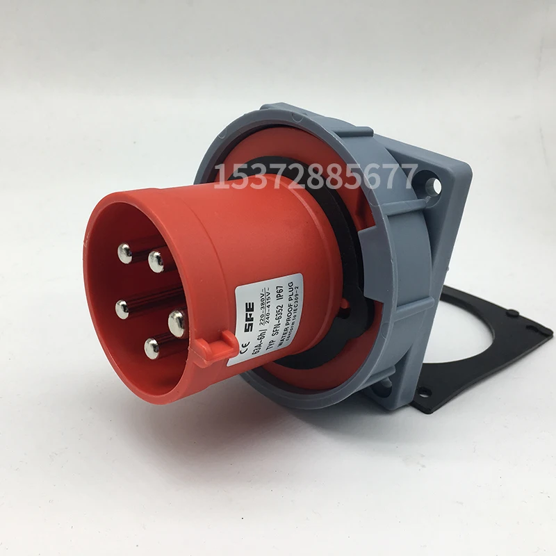 tomada industrial a prova d agua ip67 tomada oculta 63a 5 core 380v 01