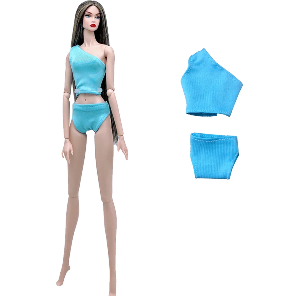 NK traje de baño de moda para muñeca Barbie, bañador azul, ropa de playa y piscina, Bikini, casa de muñecas, accesorios de juguete para 8X|Muñecas| - AliExpress