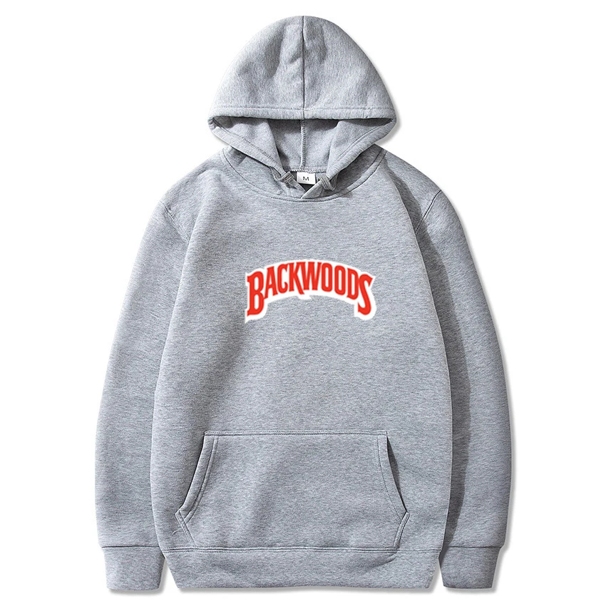 Модные Backwoods женские толстовки с капюшоном; сезон осень-зима однотонные KPOP верхняя одежда толстовки винт манжеты на резинке пуловер Толстовка Femme - Цвет: Серый
