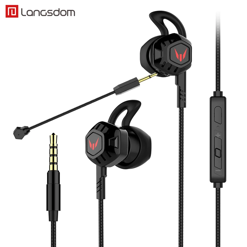 Наушники-вкладыши Langsdom G100X мобильный телефон гарнитура с длинными пшеничными