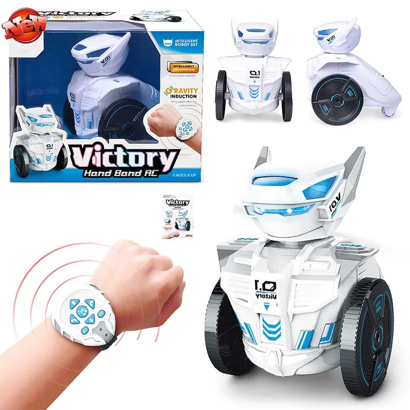 Kids Gift Watch RC Robot Toys 2.4GHz Watch Control Induction LED Light Musical Assembly/DIY Mini RC Robot For Children's Gifts Kids Gift Watch RC Robot Toys 2.4GHz Watch Control Induction LED Light Musical Assembly/DIY Mini RC Robot For Children's Gifts