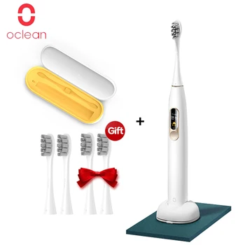 

Oclean X Sonic Electric Toothbrush Adult IPX7 Ultrasonic automatic Fast Charging Tooth Brush With Touch Screen Toothbrushes head