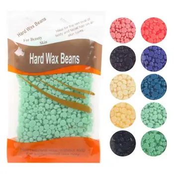 

Painless Hair Removal Bean No Strip Depilatory Film Hard Wax Pellet Waxing Bikini Face Hair Removal Wax Beans 100g