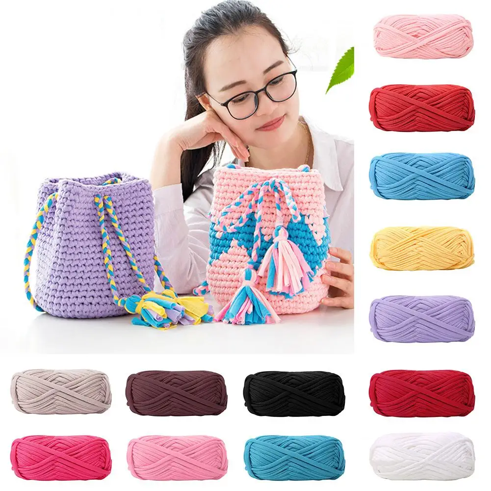 

HOT SALE Multiple Colors Handmade Cloth Knitting Thread for DIY Braided Carpet Handbag