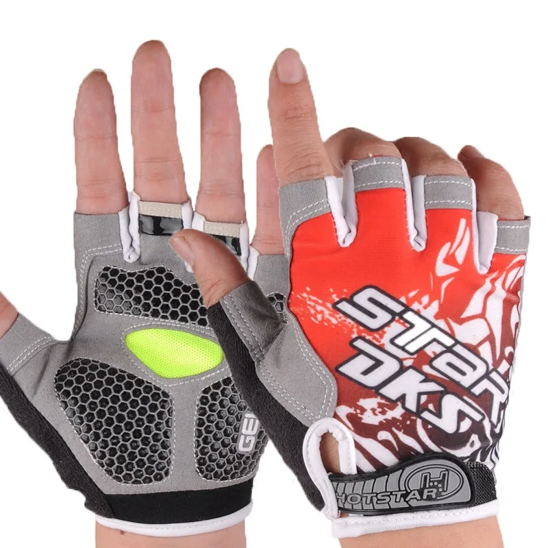 Details about   Summer Ice Silk Cycling Driving Half Finger Gloves Outdoor Fishing  Gloves YF 