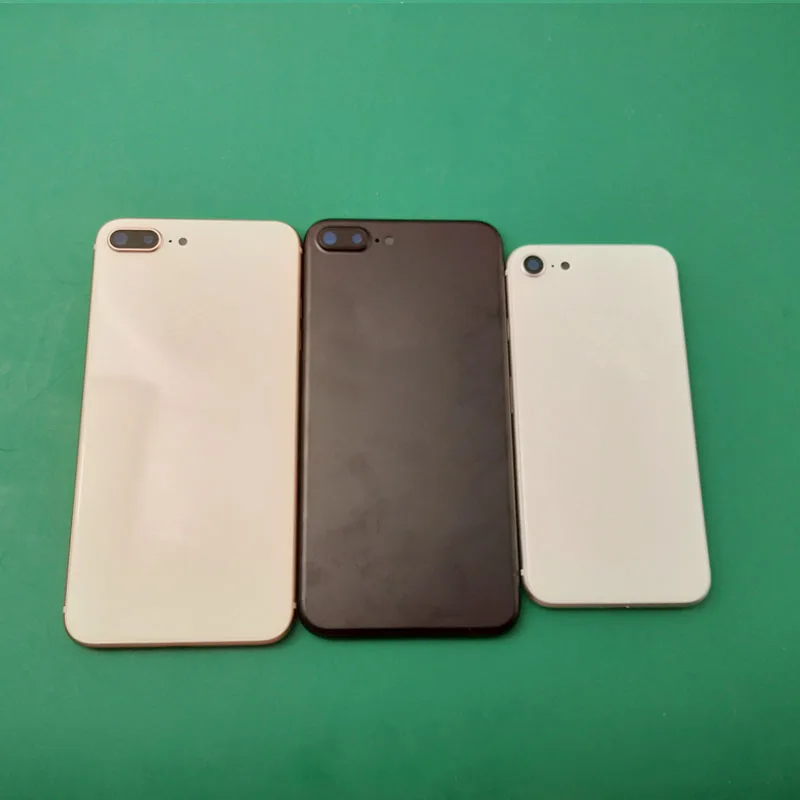 Задняя крышка для iPhone 7 Plus 7 Plus задняя крышка для батареи задняя дверь корпус чехол для среднего шасси с гибким кабелем черный красный