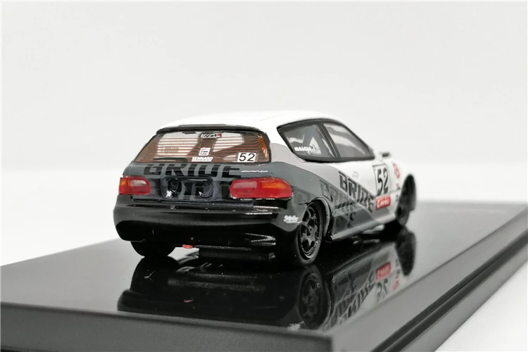 Гудронированное шоссе работает 1: 64 Honda Civic EG6 Suzuka Clubman гонок FF вызов литья под давлением модель автомобиля