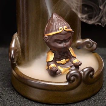 

Smoked Incense Burner Waterfall Fragrant Rack For sauna room For yoga room
