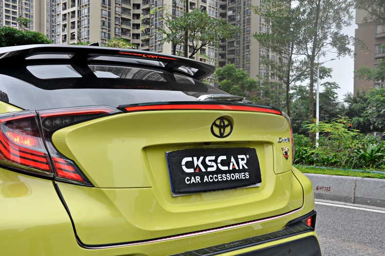 Задний бампер багажник задний светильник для Toyota CHR светодиодный задний светильник отражатель тормозной Предупреждение льный сигнал для вождения противотуманная фара