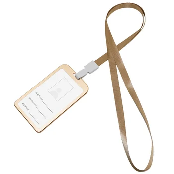 

New ID Business Card Work Card Aluminum Alloy Card Sets Metal Work Certificate Identity Badge