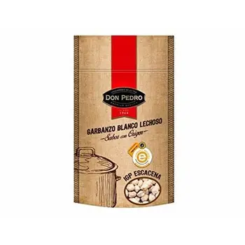 

Garbanzo blanco lechoso IGP de Escacena bolsa 700 g