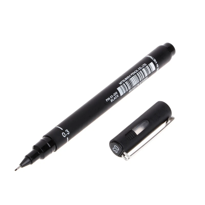 

6pcs Drawing Pen Ultra Fine Line 005 01 02 03 05 08 Needle Point Painting Pens 634B