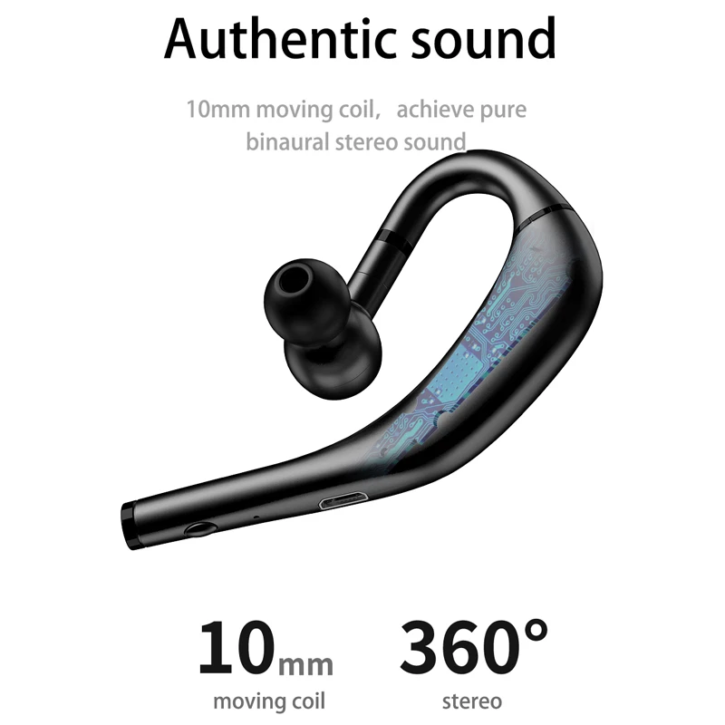 Новые свободные бизнес беспроводные наушники Bluetooth 5 0 с крючком одиночные