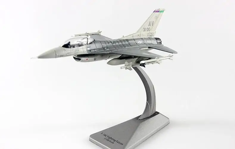 AF1 США F-16C Fighting Falcon 1/100 литья под давлением модель самолета