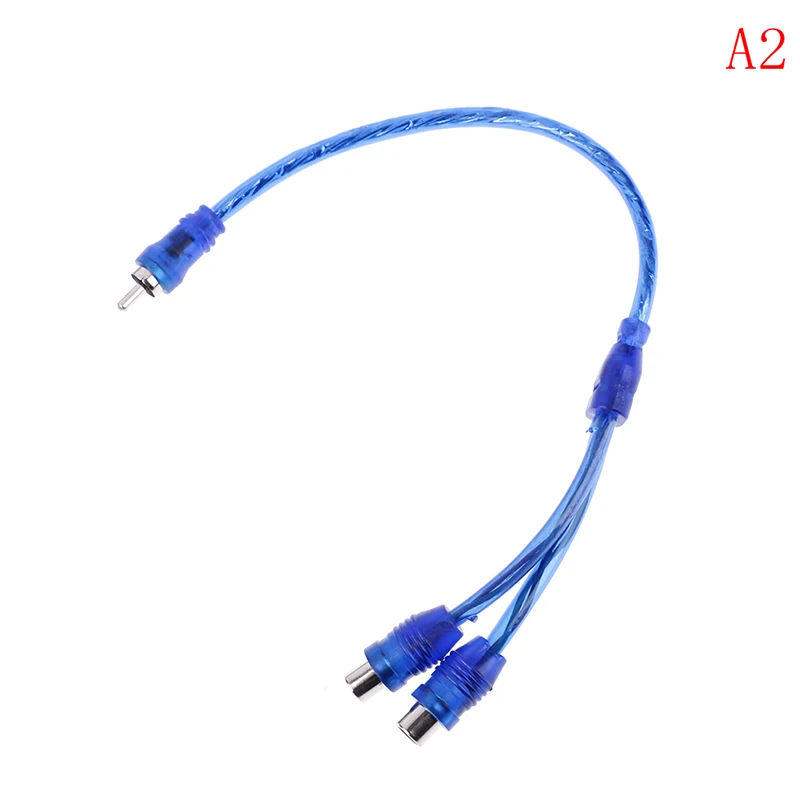 RCA Female to Male Audio Splitter Cable for Subwoofers and Speakers