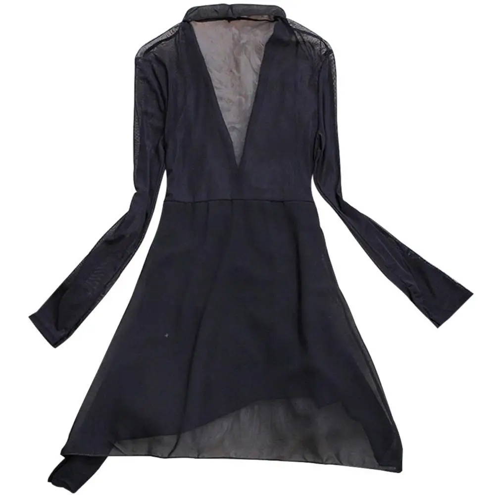 Women Long Chiffon Floral Sunscreen Ladies Cardigan Blouses Summer Beach Ladies Shirt Tops 2020 5