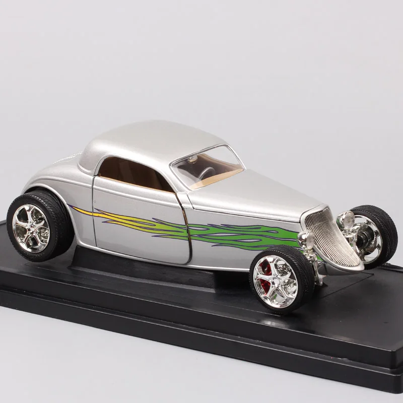 1:18 весы Road фирменные Классические Винтаж 1933 Ford Модель B купе Deluxe Tudor литья под