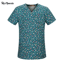 Новая хлопковая медицинская одежда Топ Брюки хирургические ткани медицинские скрабы Стоматологическая униформа для ухода за ребенком хирургические рубашки для женщин и мужчин