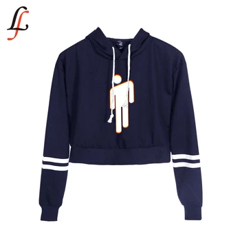 

Billie Eilish Hoodies Sweatshirts Navel Sexy Hoody Billie Eilish Harajuku Print Sweatshirt Sexy Hot K pop Clothes