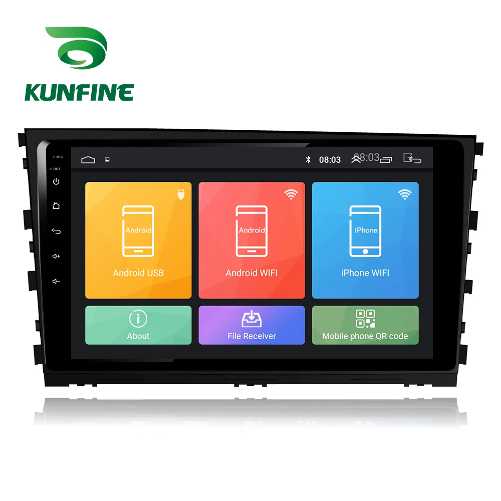 Octa Core 1024*600 Android 10 0 автомобильный DVD GPS-навигатор плеер Deckless стерео для HYUNDAI Mistra