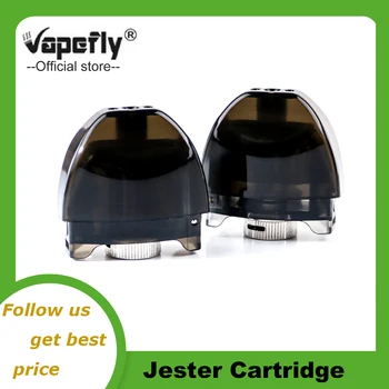 

Original Vapefly Jester Vape Pod Rebuildable Dripping 2ml Capacity Cartridge 0.5ohm RBA Refillable Mesh Pod for Jester kit