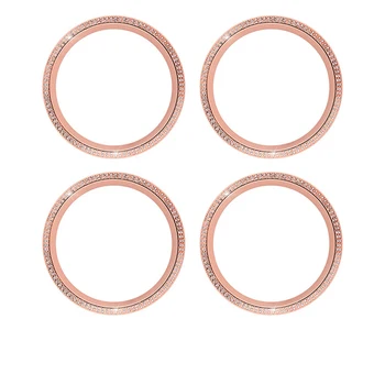 

4 Pieces For BMW Mini Cooper Mini One Interior F56 Hatchback S 2014 2015 2016 2017 2018 Speaker Horn Door Ring Decoration