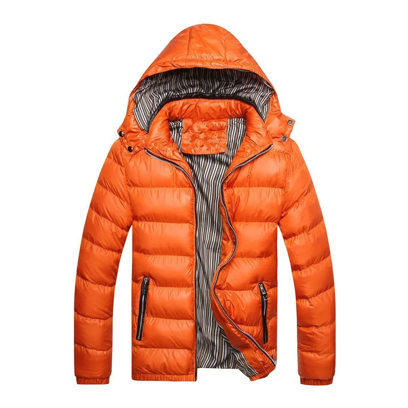Мужская зимняя куртка с хлопковой подкладкой, Свободное пальто,, теплая парка, мужской большой размер 6XL 7XL, мужская куртка для отдыха, черный, синий, оранжевый цвет