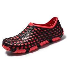 Пористая обувь г. Мужская новая стильная износостойкая Нескользящая пористая обувь модная повседневная обувь с закрытым носком