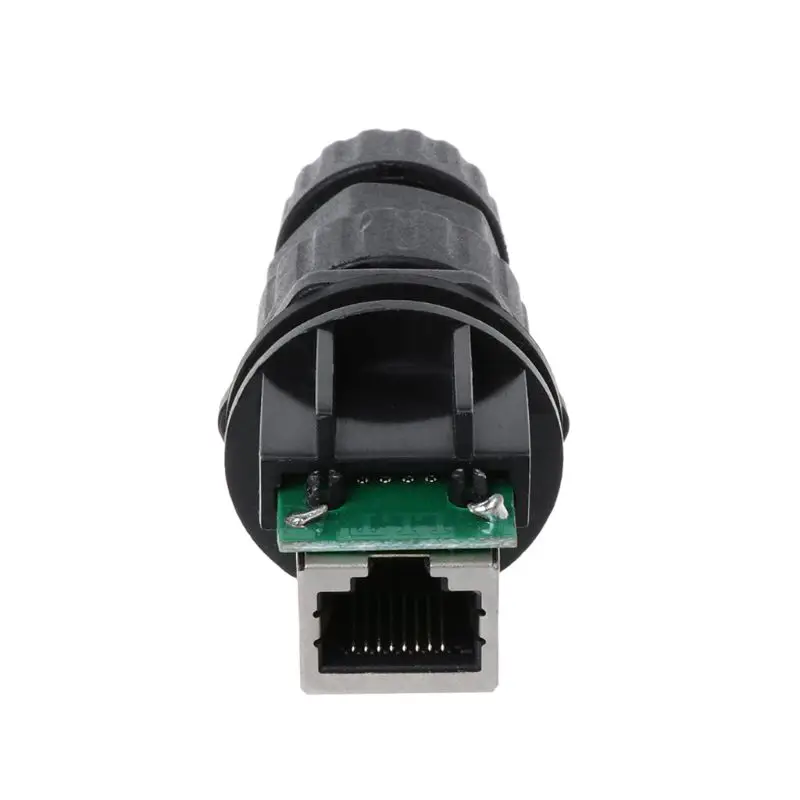 M19-RJ45 M19-RJ45 муфта Ethernet Lan Сетевой удлинитель водонепроницаемый кабельный разъем Щит разъем IP67 сменный на открытом воздухе портативный