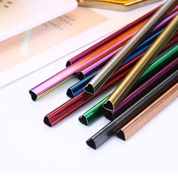 

1Pcs Western Style Heart-shaped Kitchen Supplies Drinking Straw Bubble Tea Straws Bar Party Accessory 304 Stainless Steel