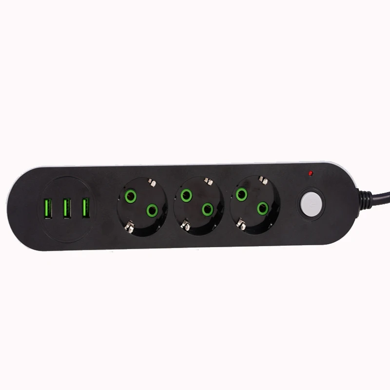 Умная плата питания USB удлинитель с 3 розетками зарядное устройство портами 5 м/2