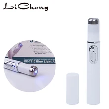 Licheng синяя световая лазерная ручка для удаления шрамов и акне, против морщин, для лечения акне, устройство для красоты, массажер для лица