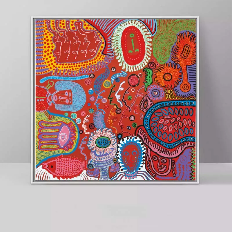 Yayoi Kusama абстрактное искусство Тыква Картина на холсте постеры и принты настенные