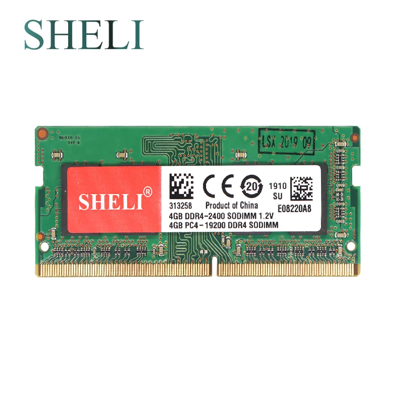 Оперативная память для ноутбуков SHELI 4 Гб 1RX8 DDR4 2133 МГц 8 ГБ 1RX16 2400 16 2RX8 1 2 24