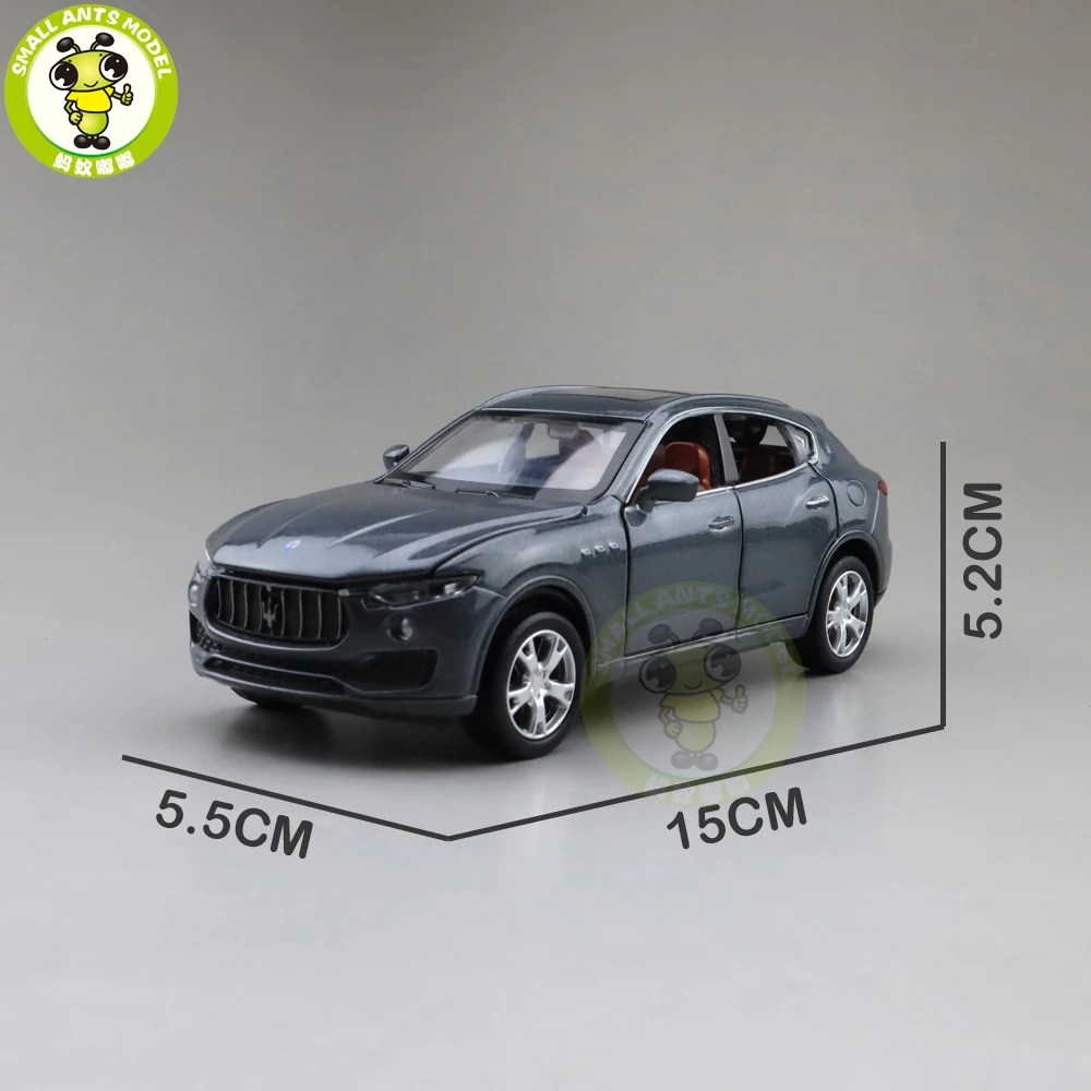 1/33 Maserati Levante SUV литая модель автомобиля SUV игрушки для детей звук освещения Вытяните назад Подарки