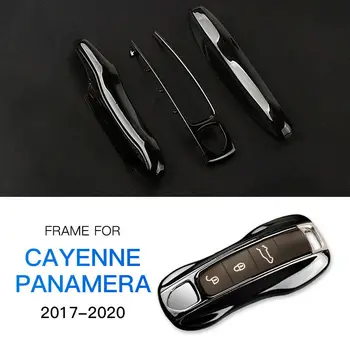 

Fob Car Key Cover Parts For Porsche Cayenne Panamera Plastic Key 3-Button Cover