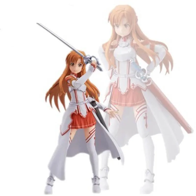 Hot Action 15cm Anime Sword Art Online Asuna SAO Figure PVC 6" Collection Hobby Movable Movie Model Doll Best Gift Cosplay Toy