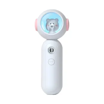

Cute Cartoon Space Bear Water Meter Nano Spray Handheld Humidifier Portable USB Cold Spray Face Moisturizing