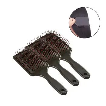

Scalp Massage Hairdressing Airbag Comb Black Paddle Hair Hair Brush Cushion Brush Comb Comb Professional Less Plastic W3A1