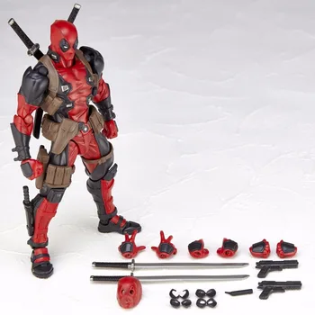 

16cm Justice League X-MAN Action Figure Dolls Toys Red Deadpool Action Figures Model Collections