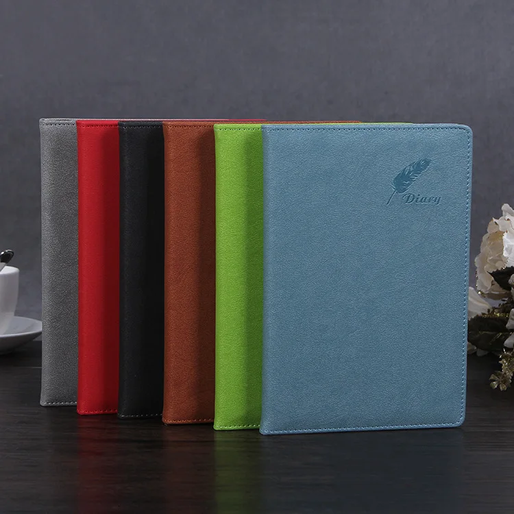 

Originality Discoloration Pu Skin Business Affairs Notebook To Work In An Office Diary Notebook Can Print