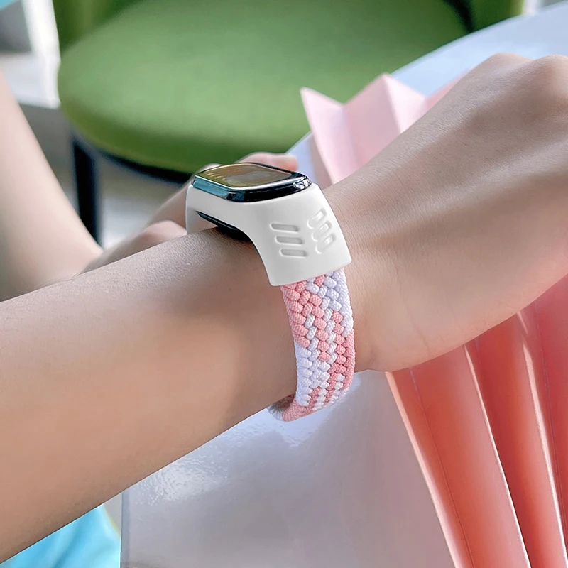 Nylon Braided Solo Loop for Xiaomi Mi band 5 6 Strap Bracelet belt Mi band 3 Miband 4 Wristband for xiaomi Mi band 7 5 watchband