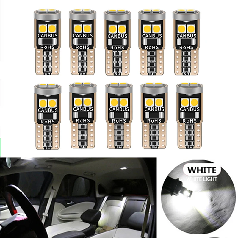 

T10 W5W 192 LED CANBUS Car Parking Clearance Light For Renault Duster Megane 2 3 Logan Clio 4 2 Captur Sandero Laguna 2 Scenic