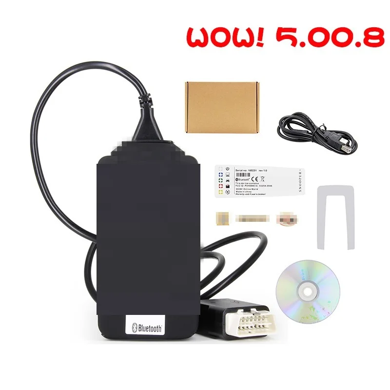 WOW VCI SNOOPER V5.008r2 Bluetooth диагностический инструмент+ keygen TCS VCI Pro Plus для автомобилей/грузовиков/Общий запас Snooper автомобильный тестер