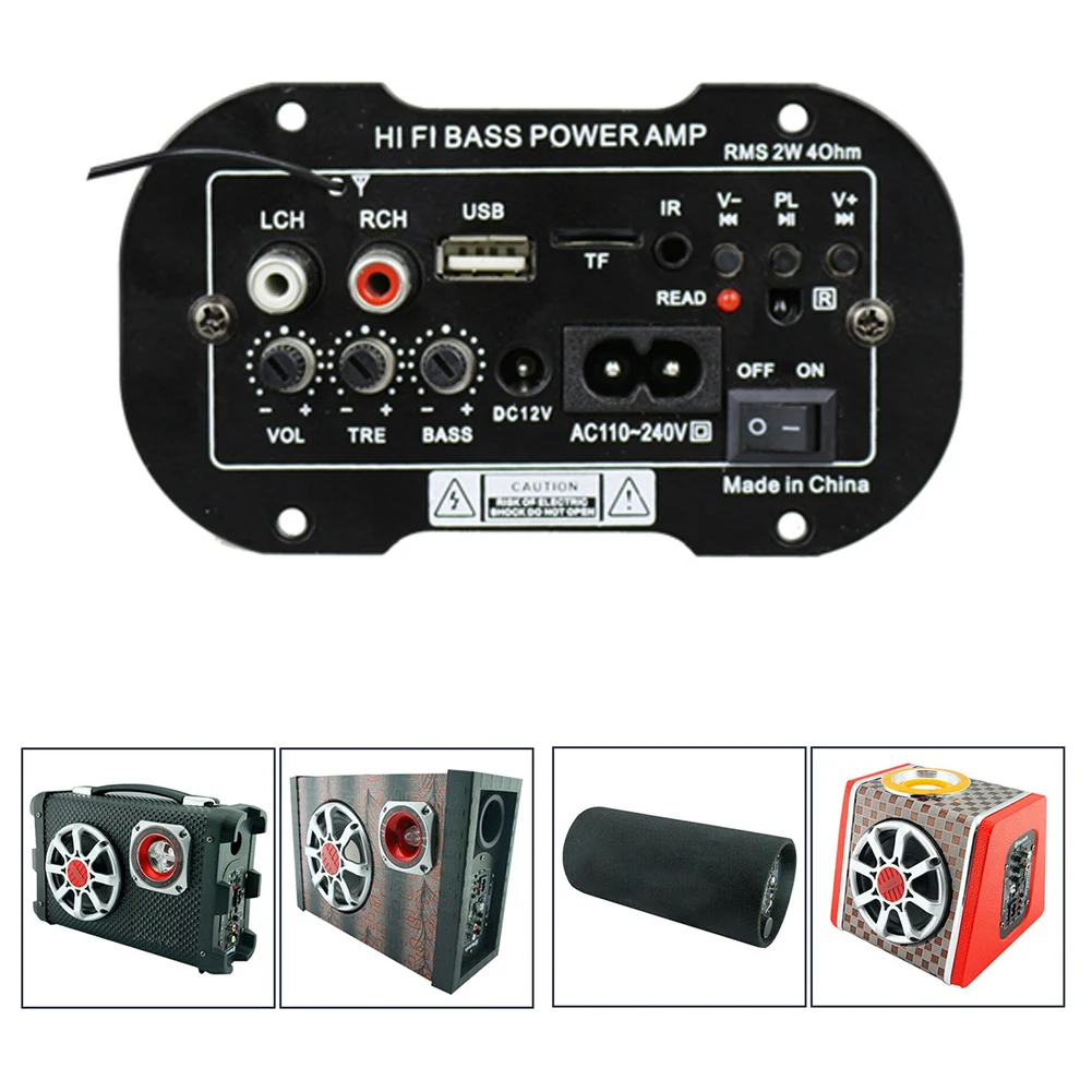 

Car Radio Subwoofer Stereo Remote Bluetooth Auto Mini Hi-Fi Digital 2 Din Audio USB