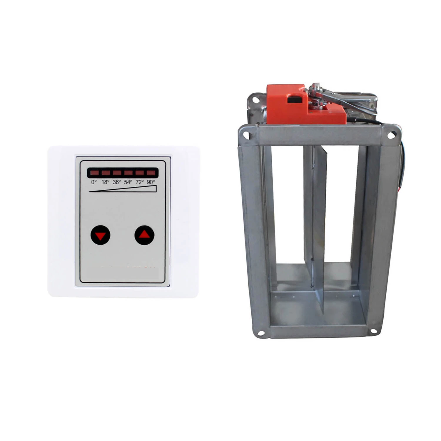 Squre Motorised damper 220v air damper manual volume control damper
