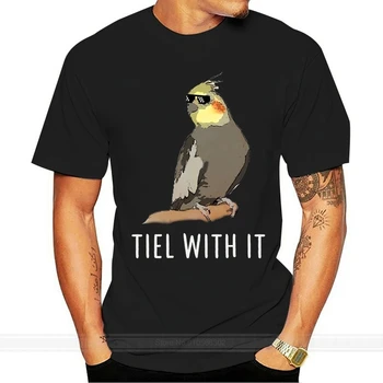 

Funny Cockatiel T Shirt Tiel With It Shirt For Kid Men Women cotton tshirt men summer fashion t-shirt euro size